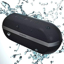 Load image into Gallery viewer, INSMY Portable Bluetooth Speakers, 20W Wireless Speaker Loud Stereo Sound Rich Bass, IPX7 Waterproof Floating, True Wireless Stereo Mode, 24 Hours Playtime, Bluetooth 5.0, Built-in Mic for Outdoors Camping (All Black)
